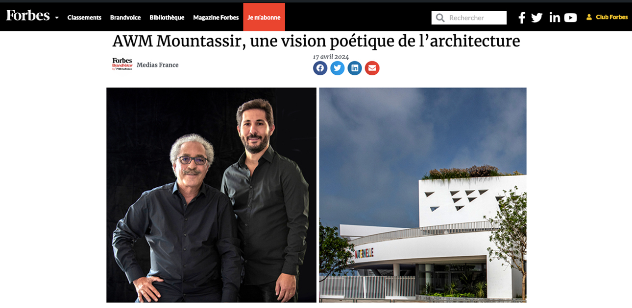 AWM  Mountassir, entre Architecture  et  Poésie  